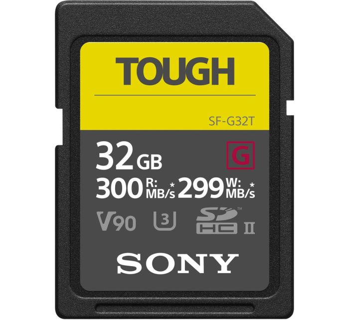 Sony 32 GB SDHC UHS-II U3 V90 TOUGH SF32TG