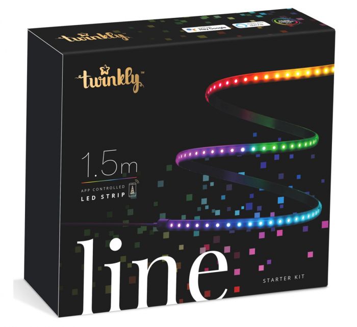 Стрічка Twinkly Smart LED Line 100 RGB Gen II IP20 1,5m (TWL100STW-BEU)